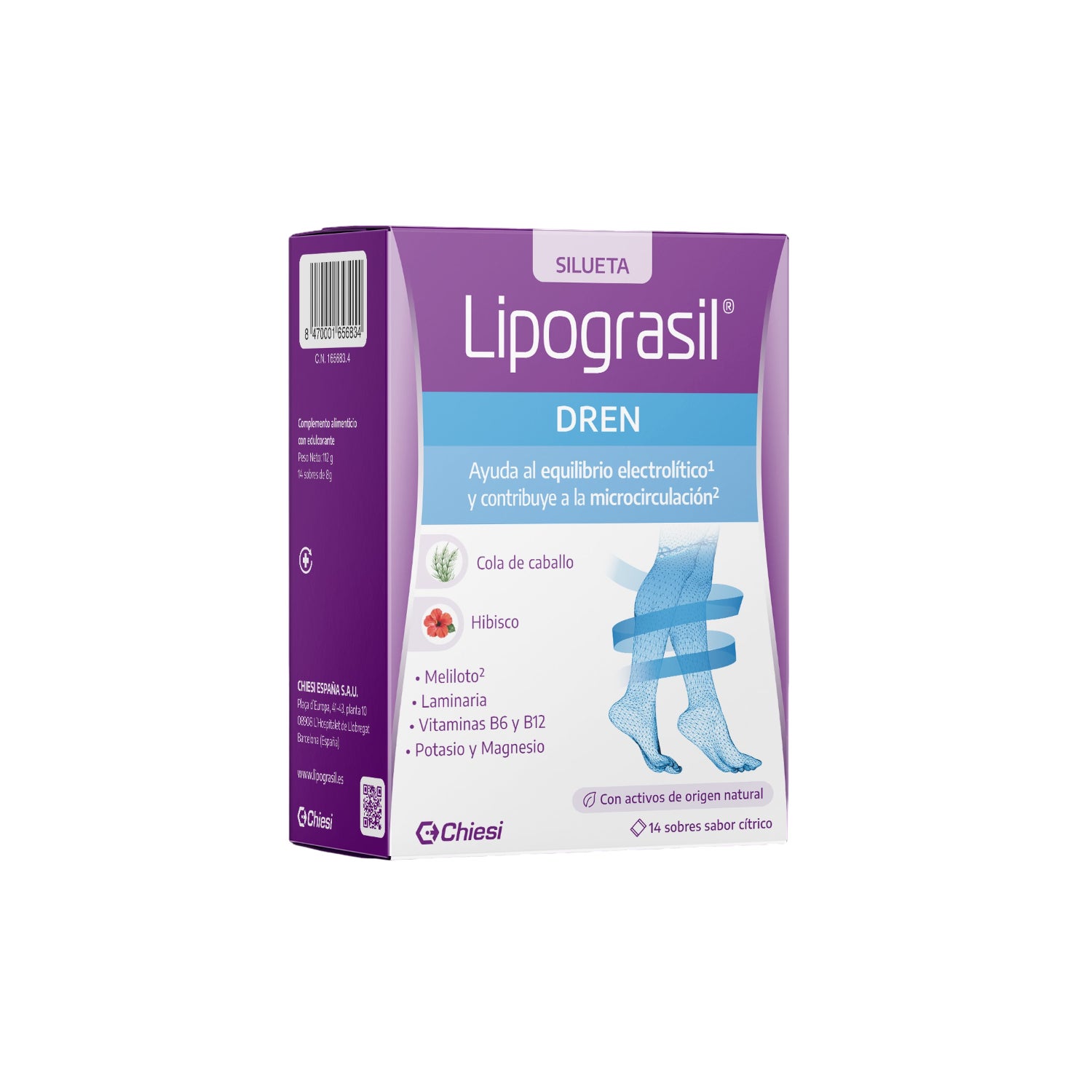 Lipograsil Dren 14 Umschläge Citrus-Geschmack