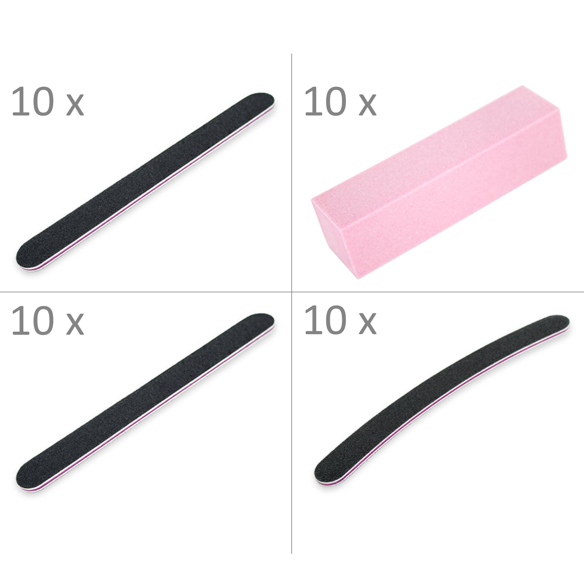 40 x Nagelfeile Buffer Set
