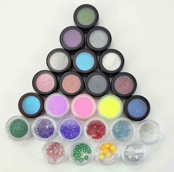25tlg. Nailart Deko Set