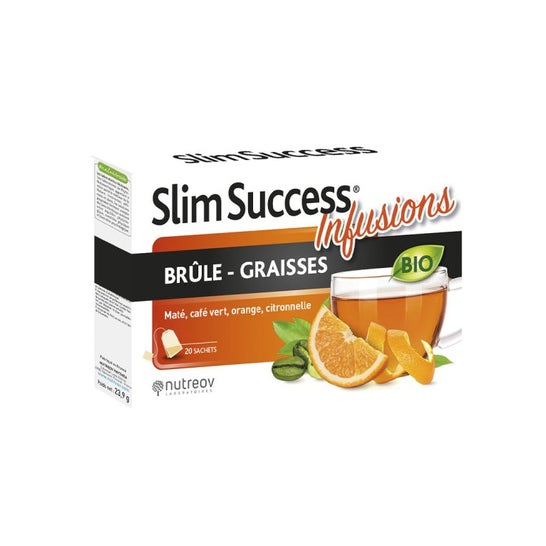 Nutreov Slim Success Quemagrasas Infusión Bio 20 Sobres