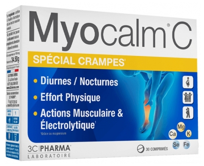 3C Pharma Myocalm C Spezialkrämpfe 30 Tabletten