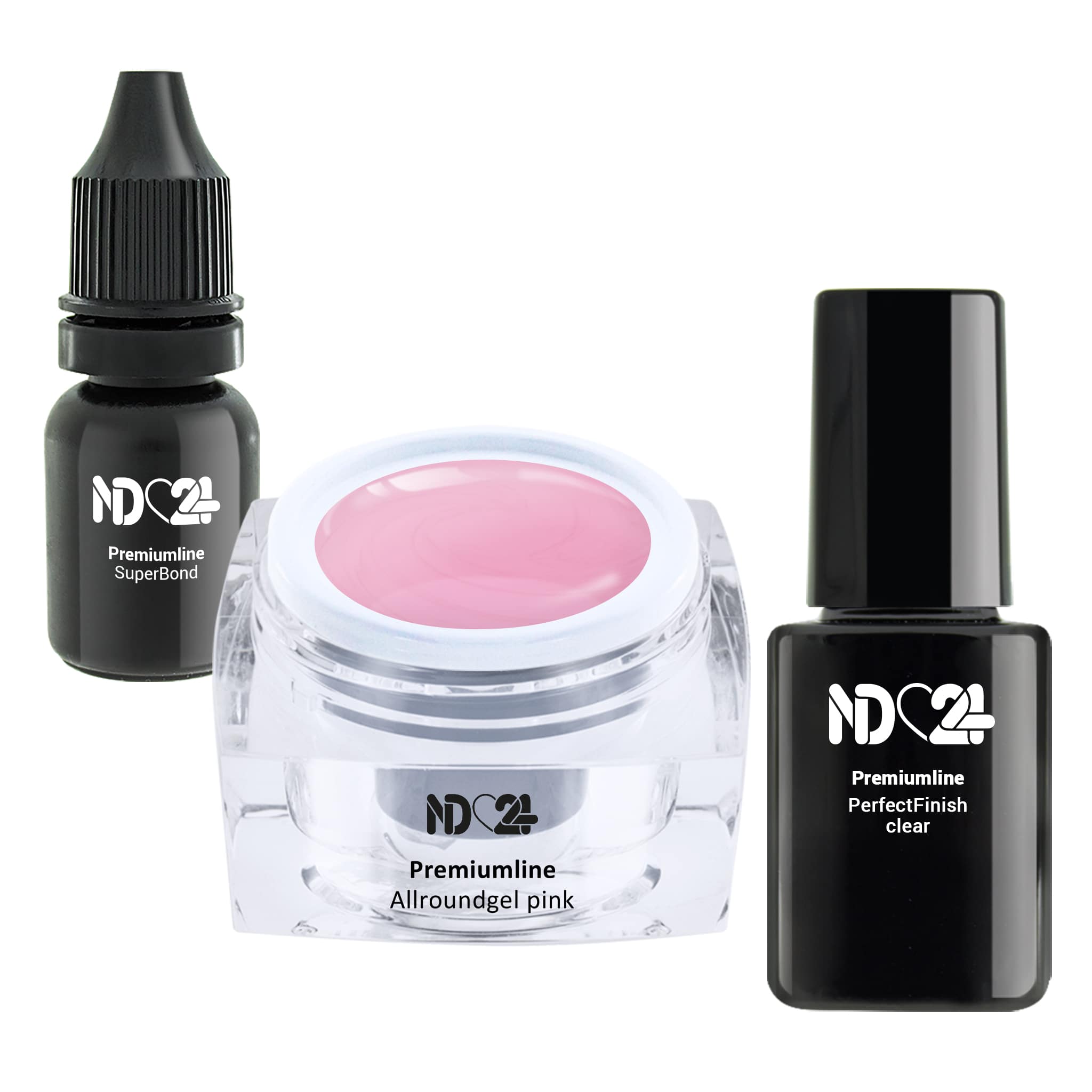 3 x Premium Easy Modellage Gel Set