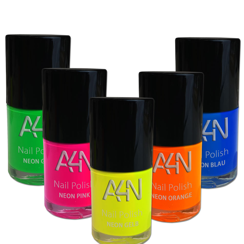 5er NEON Nagellack-Set