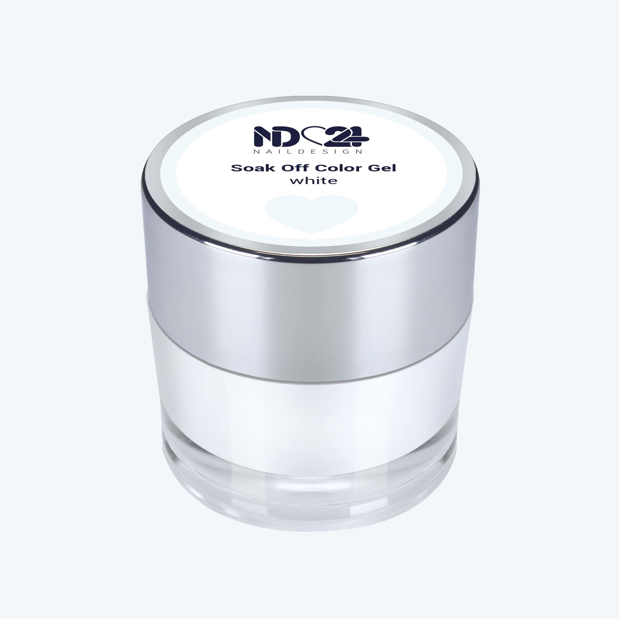 Soak Off Color Gel white