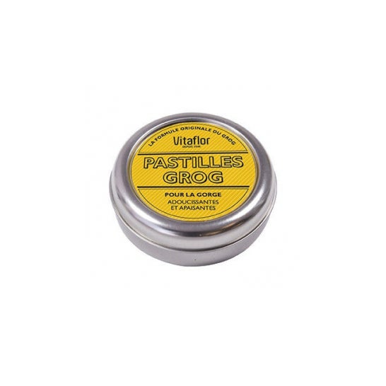 Vitaflor Pastilien für die Kehle Formel Grog 1g 45 Tabletten
