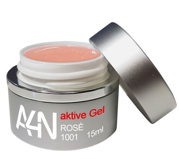 Rosefarbenes Modellagegel mittelviskos und selbstgl&auml;ttend zur Naturnagelverst&auml;rkung oder Nagelverl&auml;ngerung
