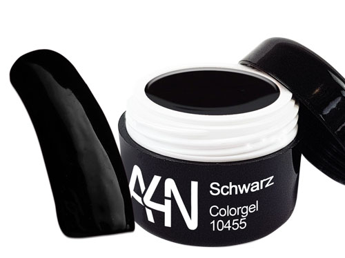 Schwarzes Colorgel Farbgel schwarz hochpigmentiert deckend