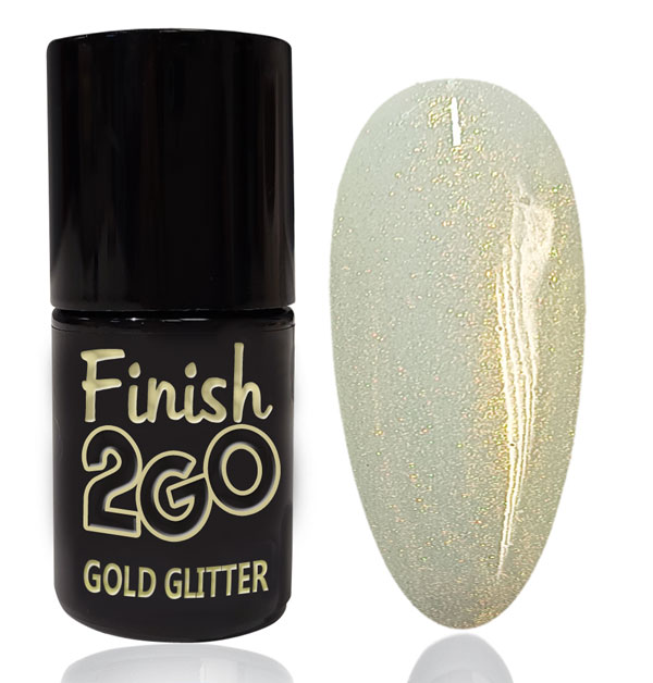 Finish 2Go Glitter Gold 10ml