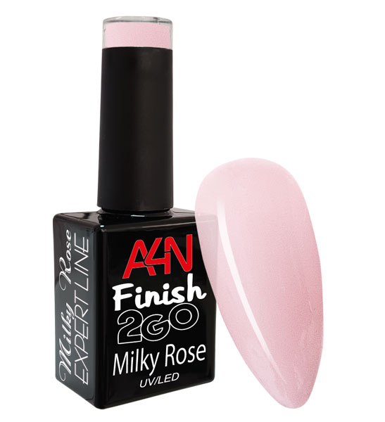 Finish 2Go Versiegelungsgel in der Pinselflasche Milky Rose