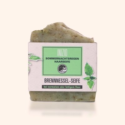 Inizio Brennnessel-Haarseife Sommernachtsregen