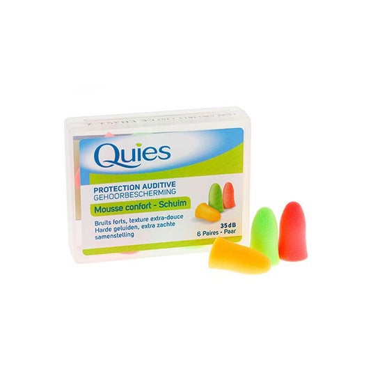 Quies Schaumstoff Gehörschutz 6 Paar