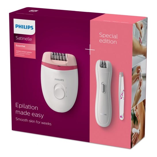 Philips Satinelle Essential Depiladora Pack