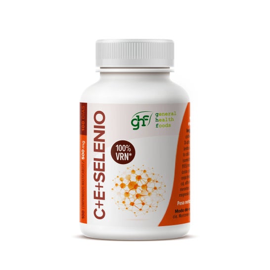GHF Antioxidans Vitamin C, E und Selen Orangenaroma 100komp