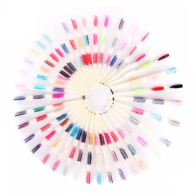 Colorf&auml;cher Nagellackrondell Nailart