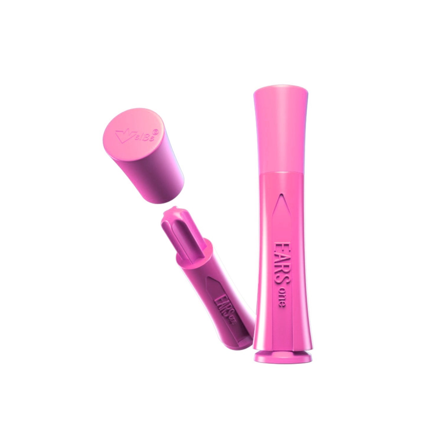 Welbe Coton-tige Réutilisable Ohren ein Adulte Rose