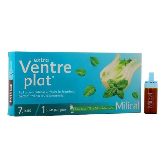 Milical Nutrition Vientre Extra Plano Sabor Menta 7x10ml