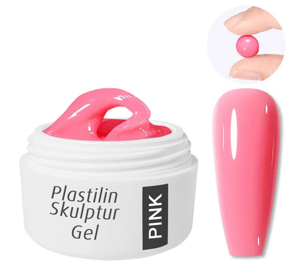 Plastilin Skulptur Gel PINK 15ml