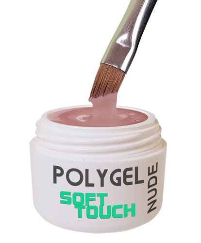 Nude Modellagegel Acryl & Gel vereint zu Polygel Soft Touch
