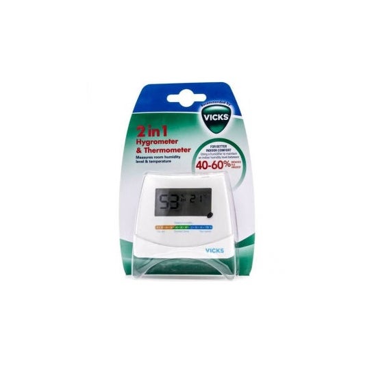 Vicks Higrometro Y Termometro V 70 2 En 1