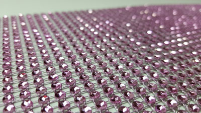 Strass-Effekt-Matte BABYROSA