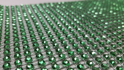 Strass-Effekt-Matte GRÜN