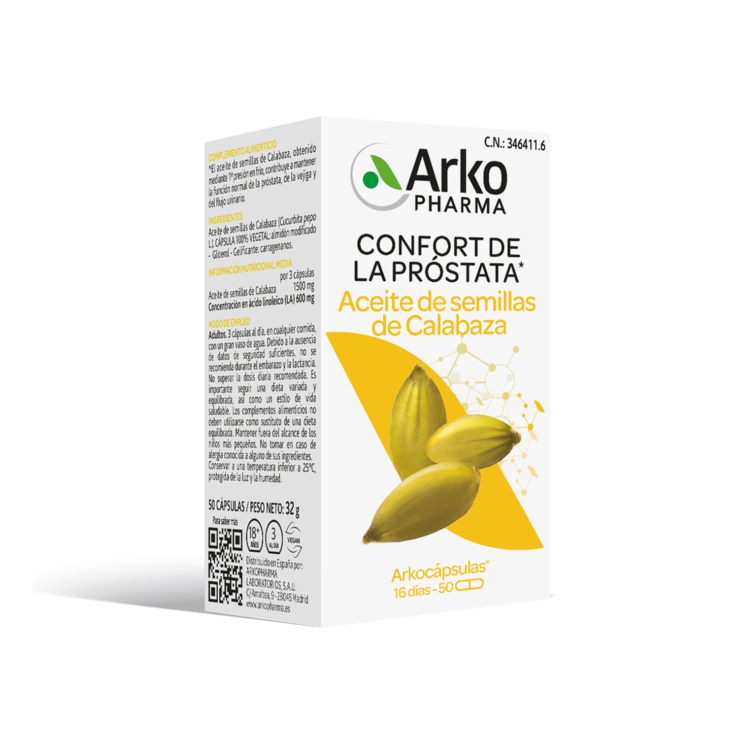 Arkocaps Kürbiskernöl 50 Stück