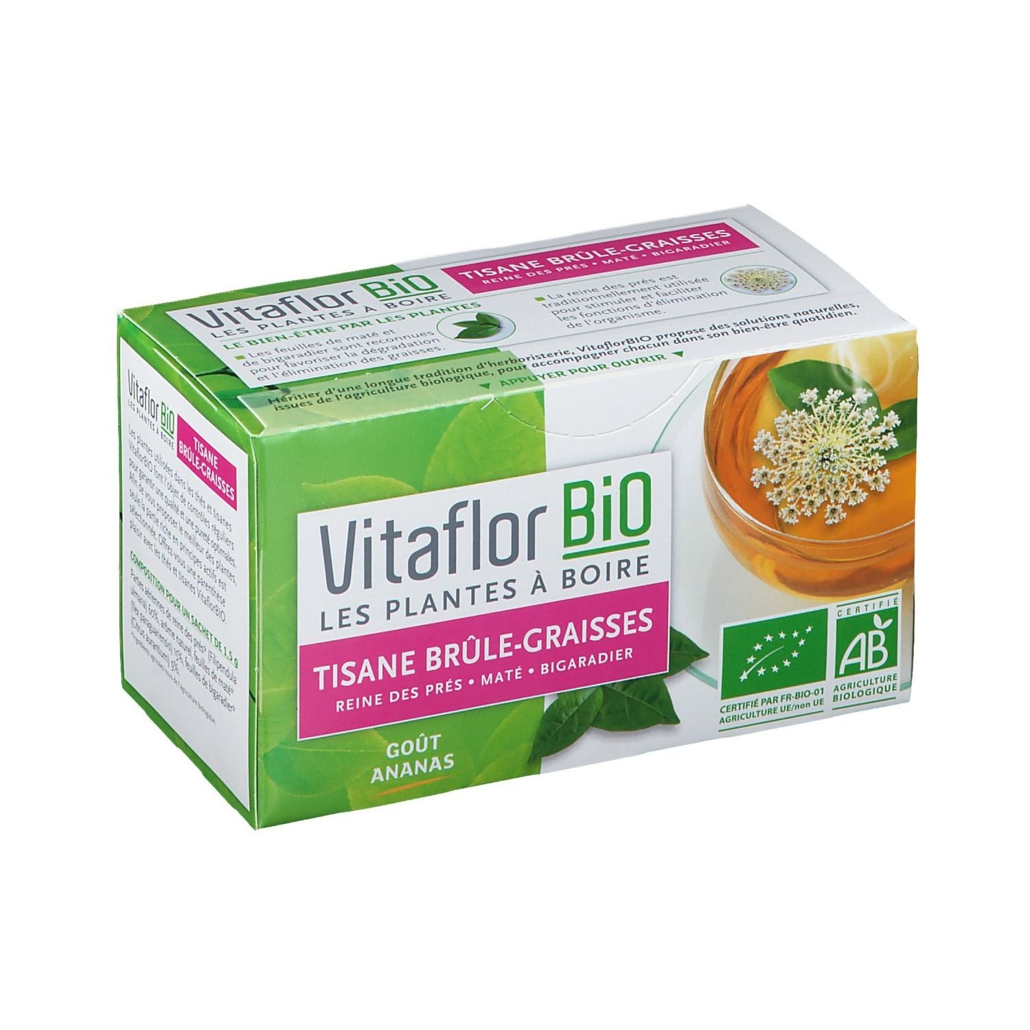 Vitaflor Bio Kräutertee verbrennt Fett 18 Beutel