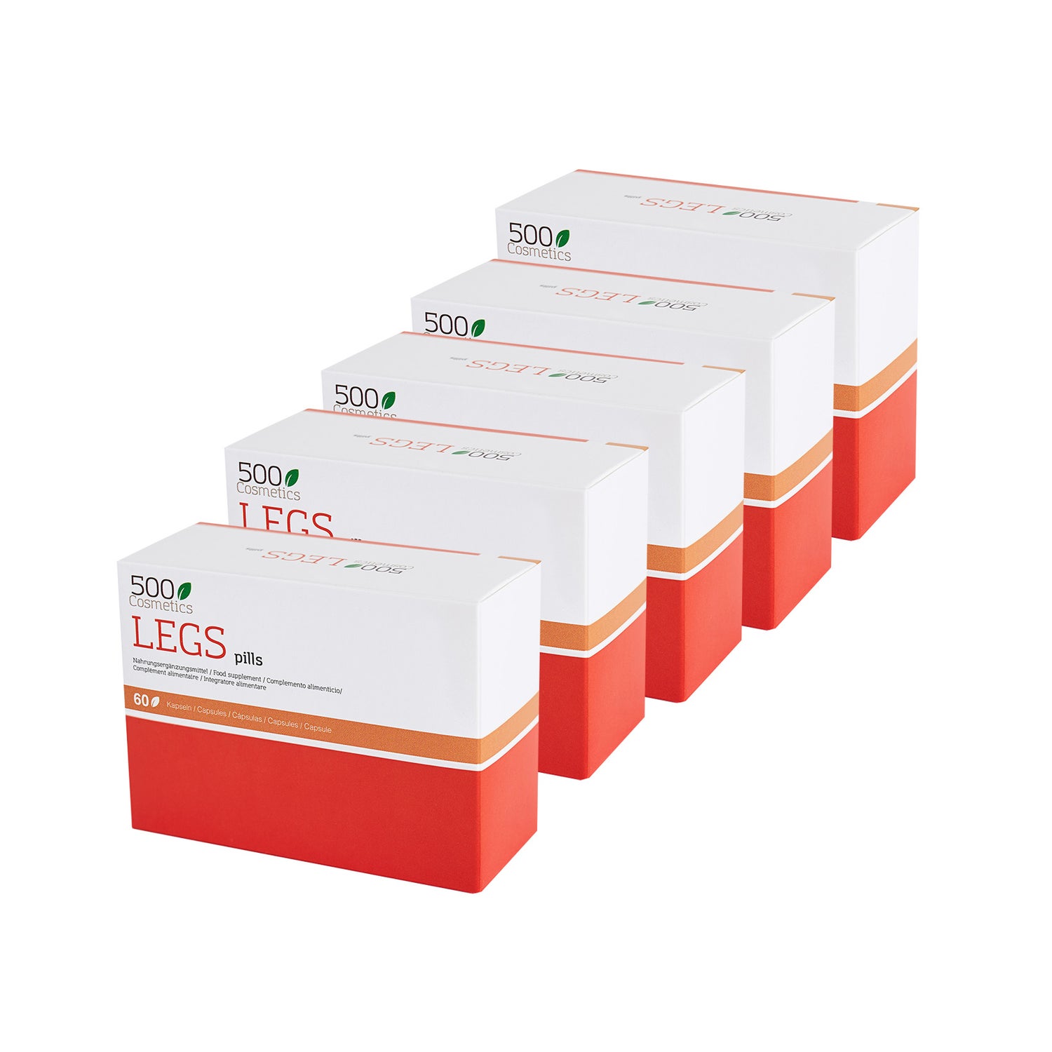 500Kosmetikbeine 60 Kapseln x5 x5