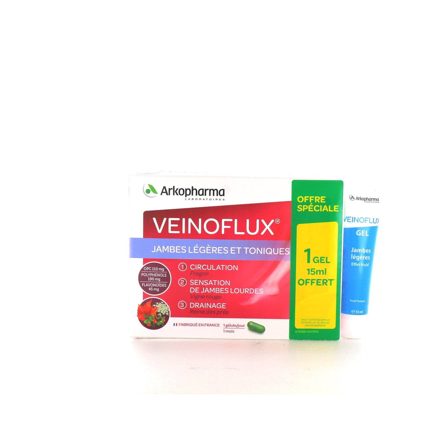 Arkopharma Arkocápsulas Veinoflux 30caps + Veinoflux Gel 15ml