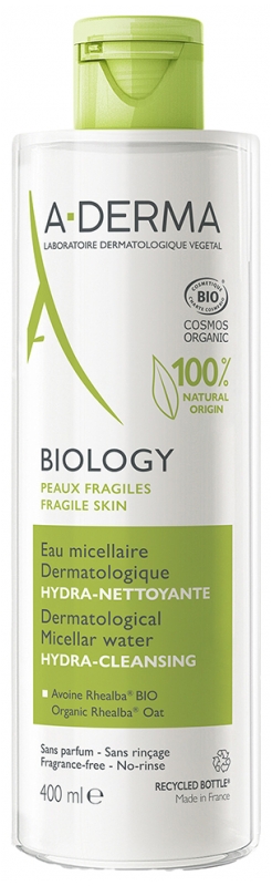 A-DERMA Biologie Bio-Mizellen-Reinigungswasser 400 ml