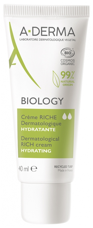 A-DERMA Biology Bio-Feuchtigkeitspflegecreme 40 ml