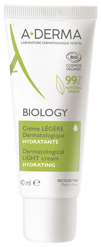A-DERMA Biology Bio-Feuchtigkeitscreme Leicht 40 ml