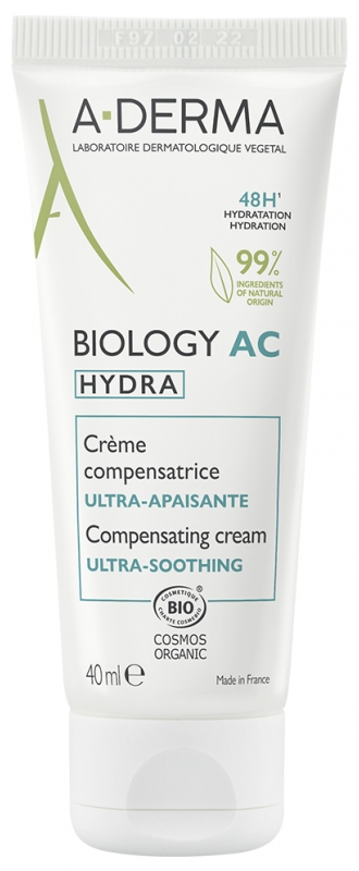 A-DERMA Biology AC Hydra Ultra-beruhigende Bio-Ausgleichscreme 40 ml