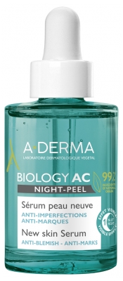 A-DERMA Biology AC Night-Peel Serum Bio-Neue Haut 30 ml