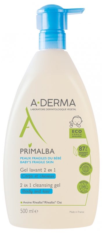A-DERMA Primalba 2in1 Waschgel 500 ml