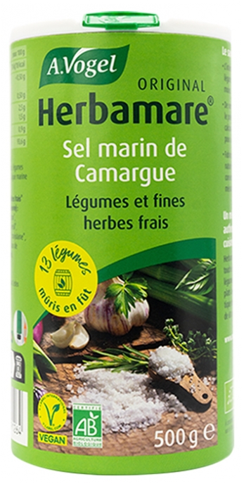 A.Vogel Herbamare Original Meersalzpflanzen und Frischgemüse Bio 500 g