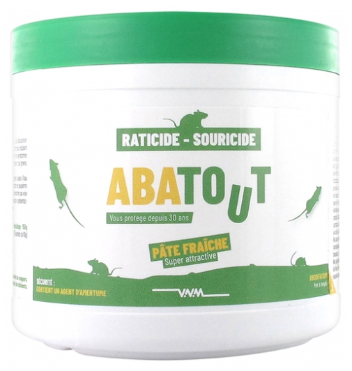 Abatout Rodonticides Ratte Maus Frische Paste 15 Standbeutel