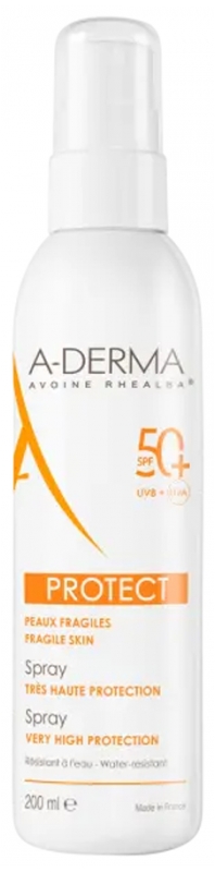 A-DERMA Protect Sehr Höher Schutz-Spray SPF50+ 200 ml