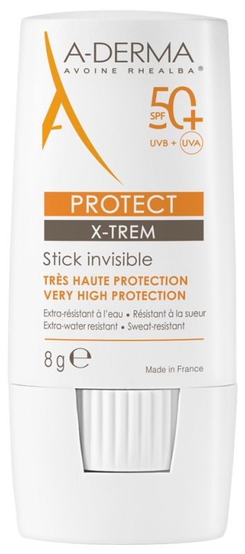 A-DERMA Protect X-Trem Unsichtbarer Stift SPF50+ 8 g