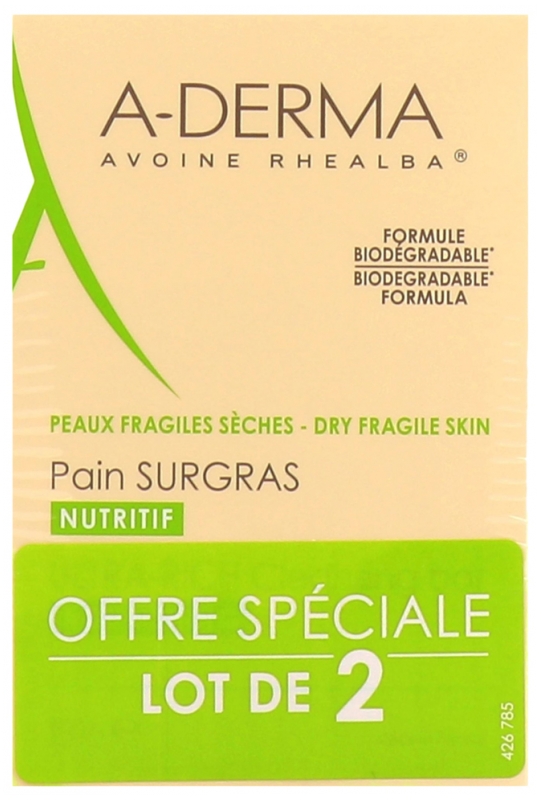 A-DERMA Rückfettendes Syndet Packung 2 x 100 g