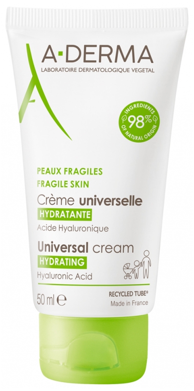 A-DERMA Universal-Feuchtigkeitspflegecreme 50 ml
