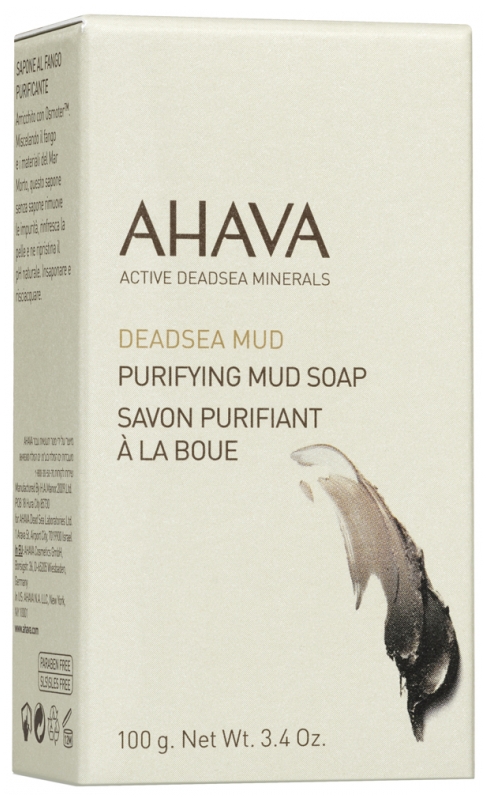 Ahava Deadsea Mud Totes-Meer-Schlamm-Reinigungsseife 100 g