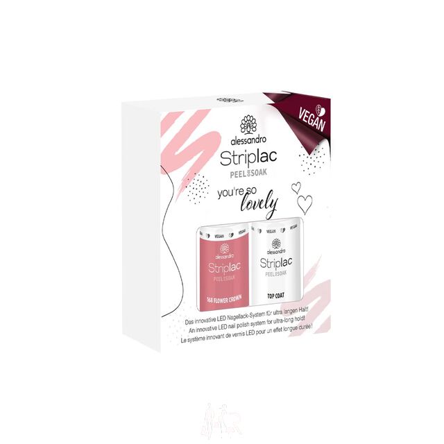 Alessandro Striplac Peel or Soak 129 Lovely Set - FC 5 ml + TC 5 ml
