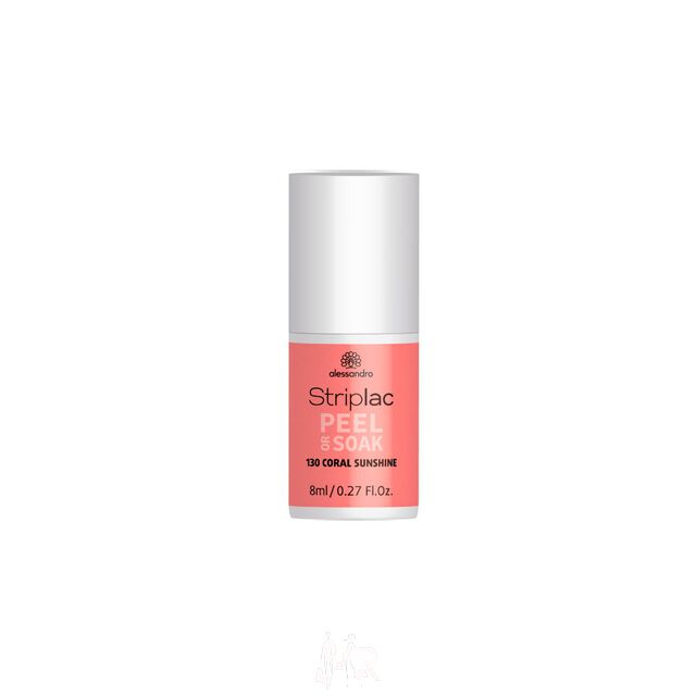 Alessandro Striplac Peel or Soak 130 Coral Sunshine 8 ml