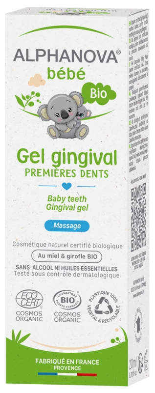 Alphanova Baby Bio-Zahnfleischgel Erste Zähne 20 ml