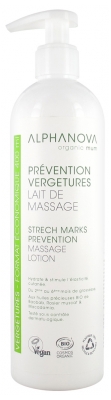Alphanova Gesundheit Dehnungsstreifen Prävention Intensiv-Massagemilch 400 ml
