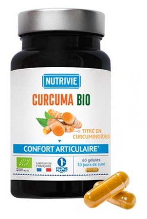 Aquasilice Bio-Kurkuma und Schwarzer Pfeffer 60 Kapseln