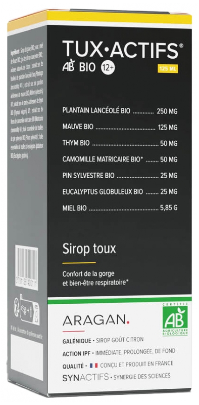 Aragan Synactifs TuxActifs Bio 125 ml