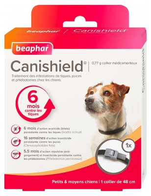 Beaphar Canishield Kleine und Mittlere Hundehalsband 1 Halsband