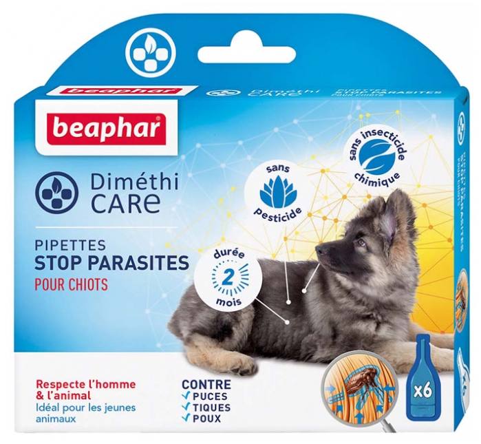 Beaphar Diméthicare Stop Parasiten Welpen 6 Pipetten